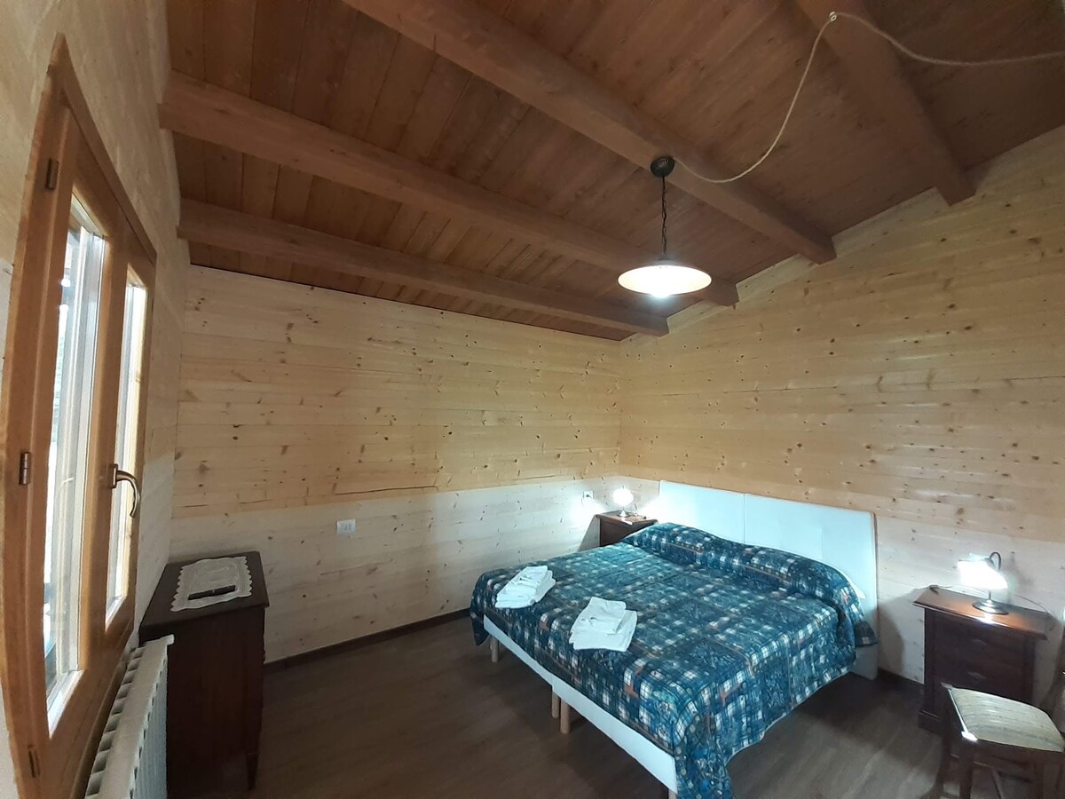 Dormire in una baita in legno ad Amatrice