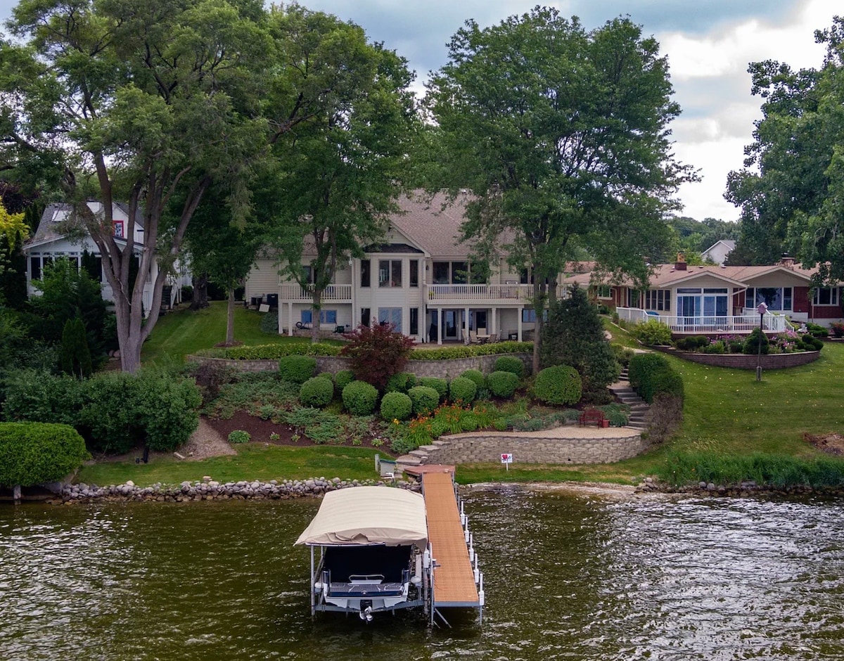 House on the lake.