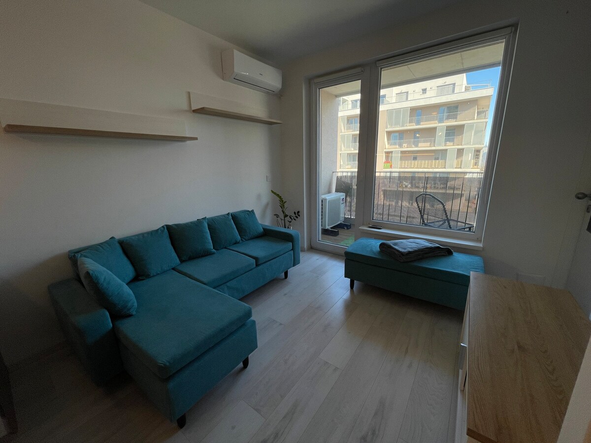 Košice配有空调的现代公寓