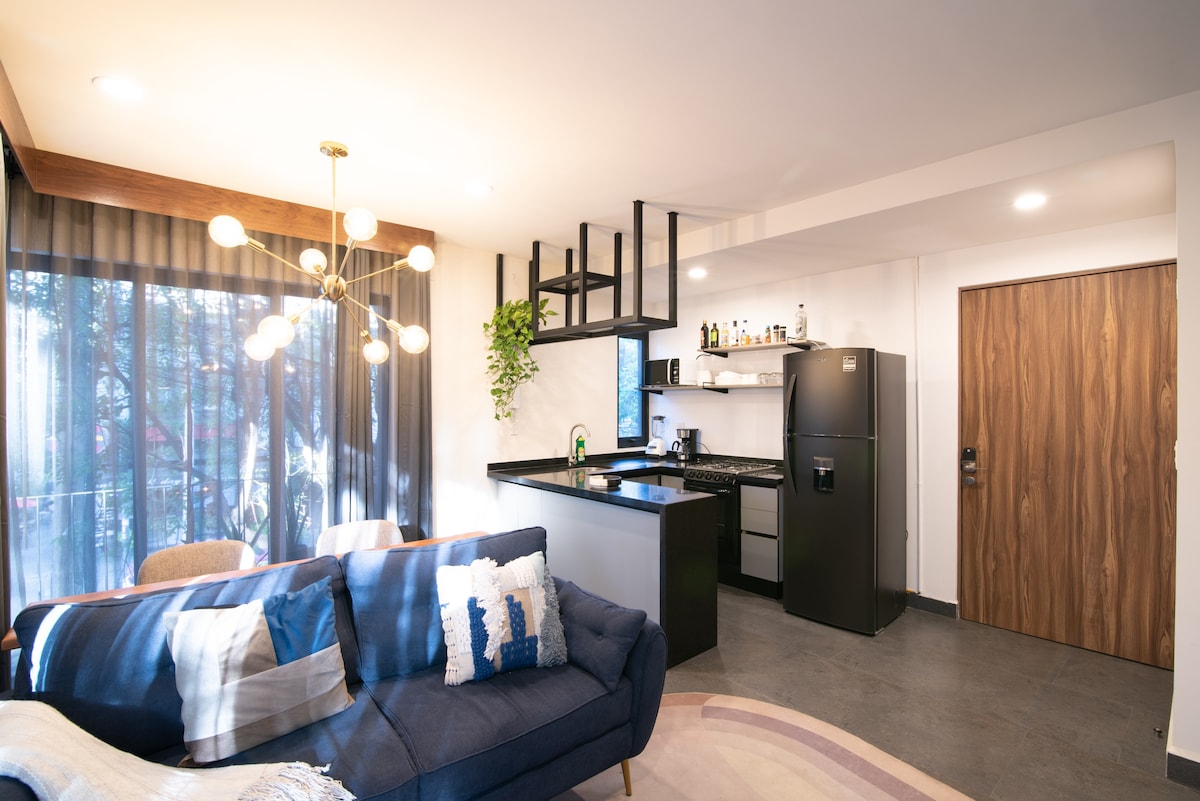 Great New 2-Bedroom Apartment to Explore "La Roma"