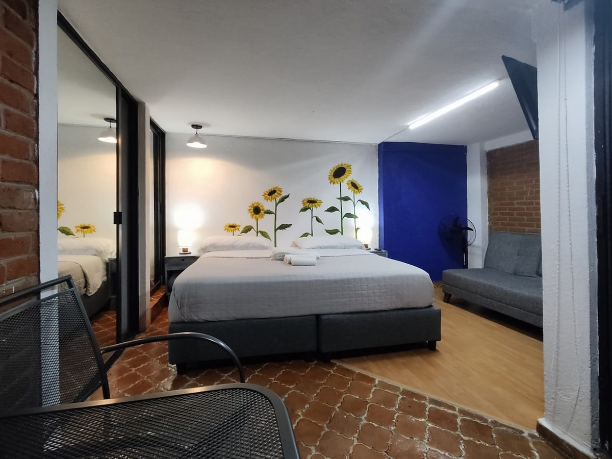 Petit suite terraza privada Coyoacán