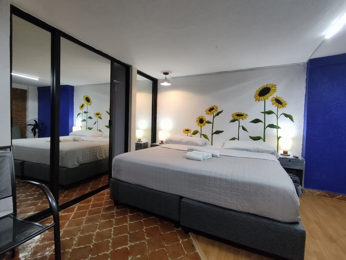 Petit suite terraza privada Coyoacán