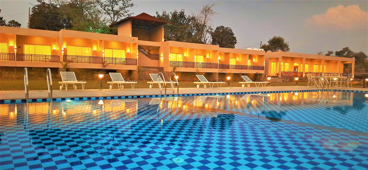 Premium Room- Pool View at Kumbhal Exotica Resort