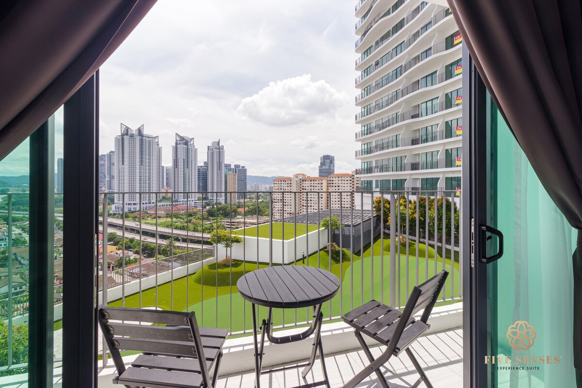 1卧室单间公寓@无边泳池，可欣赏吉隆坡美景