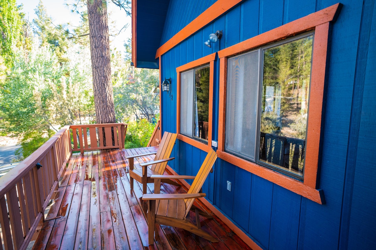 Big Blue: Luxury, Dog Friendly Cabin with Spa!