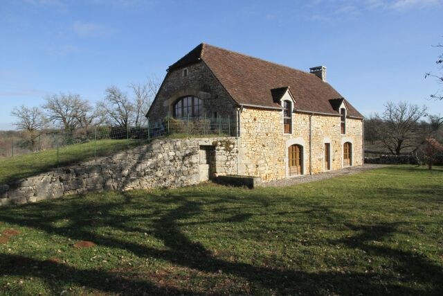 Au calme d'une ancienne bergerie restaurée