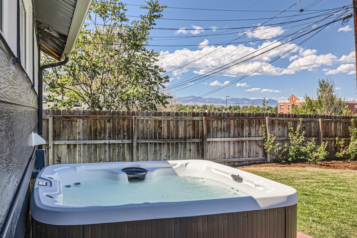 Hot Tub | Remodeled Guest House close to Denver