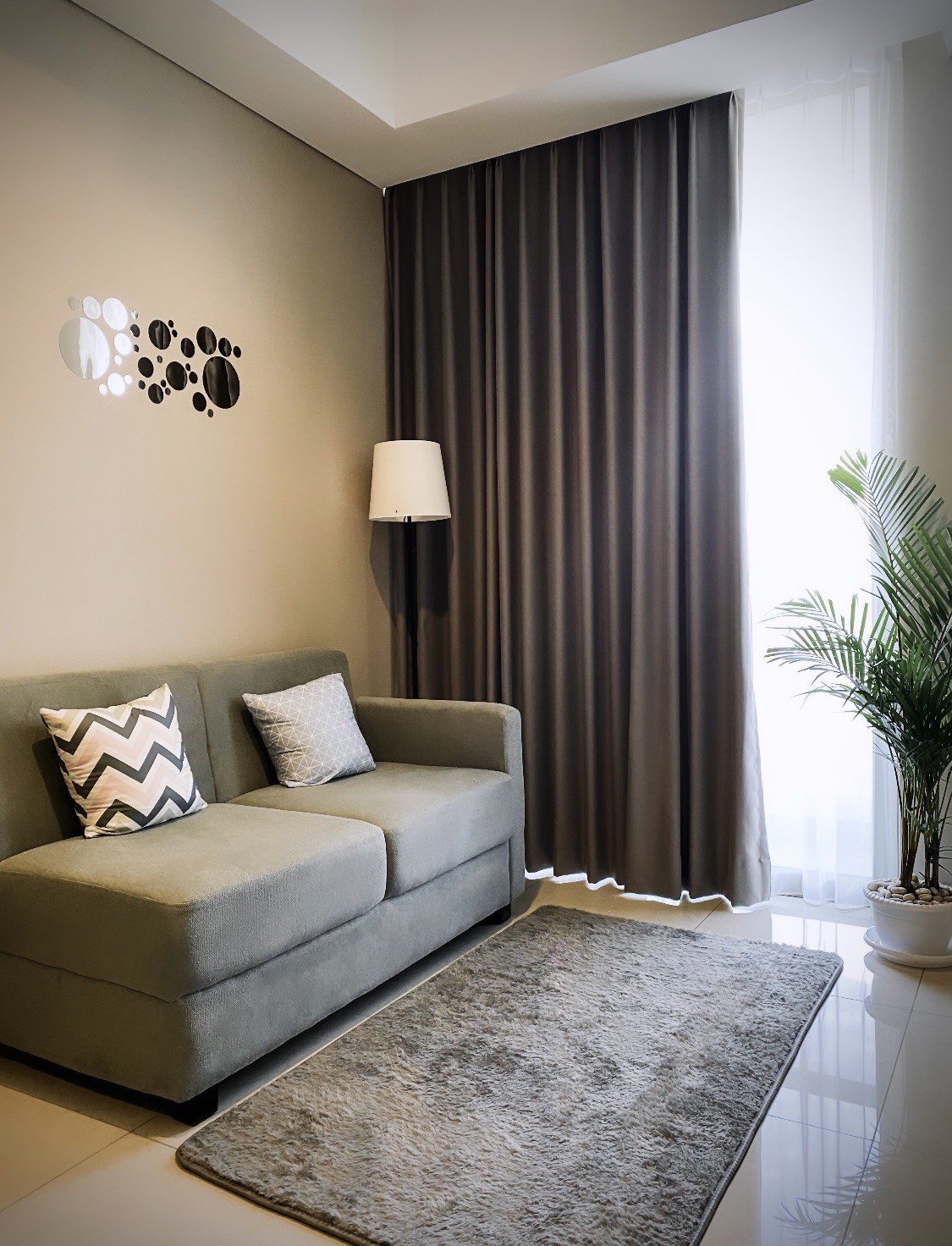 1间卧室舒适的公寓， Taman Anggrek公寓