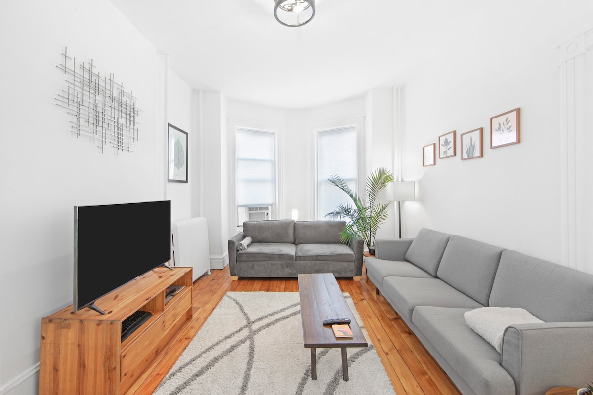 Parlor Floor in Brownstone w/ Private Backyard