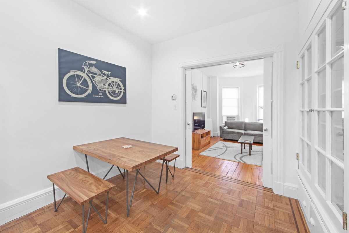 Parlor Floor in Brownstone w/ Private Backyard