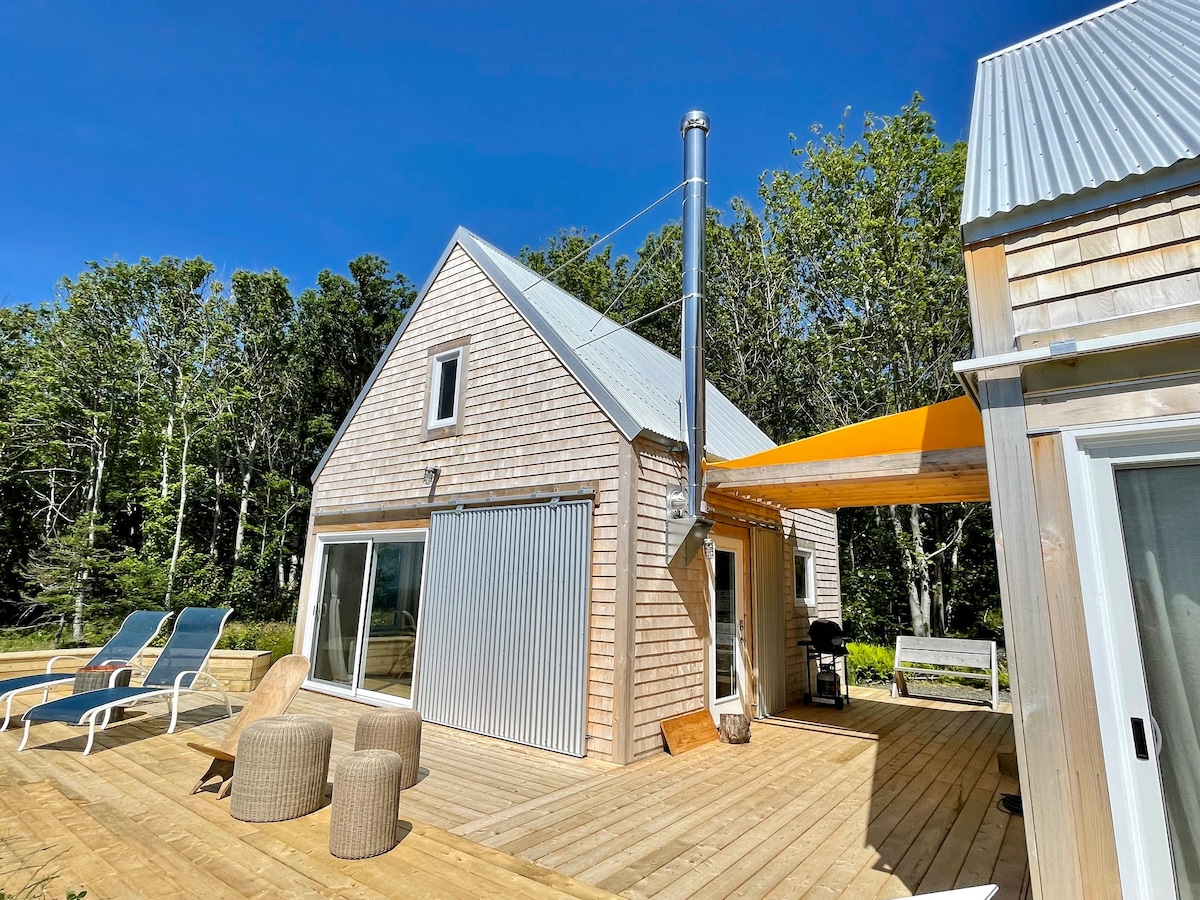Lovely new 2-cabin cottage, 3 min. to beach