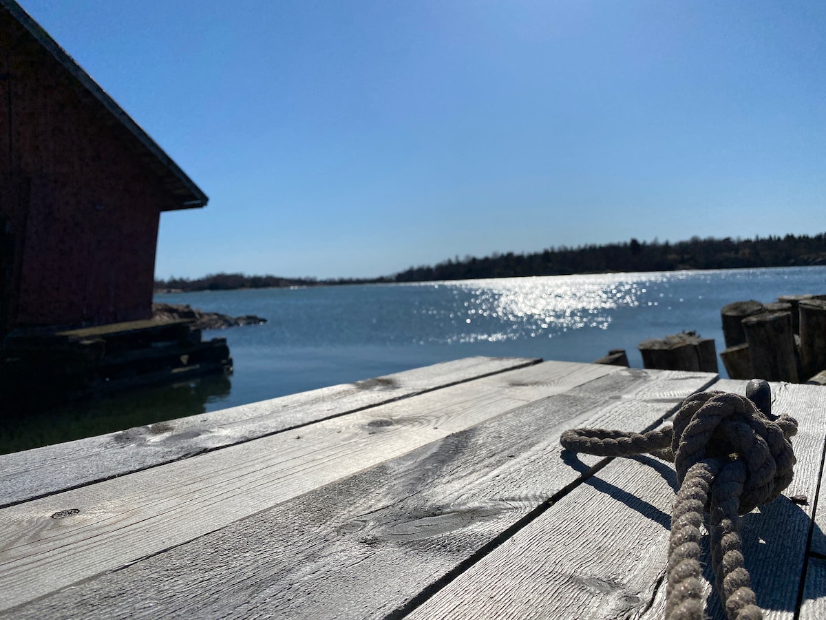 私人湖泊和小屋- Järsö ，距离Mariehamn 10公里