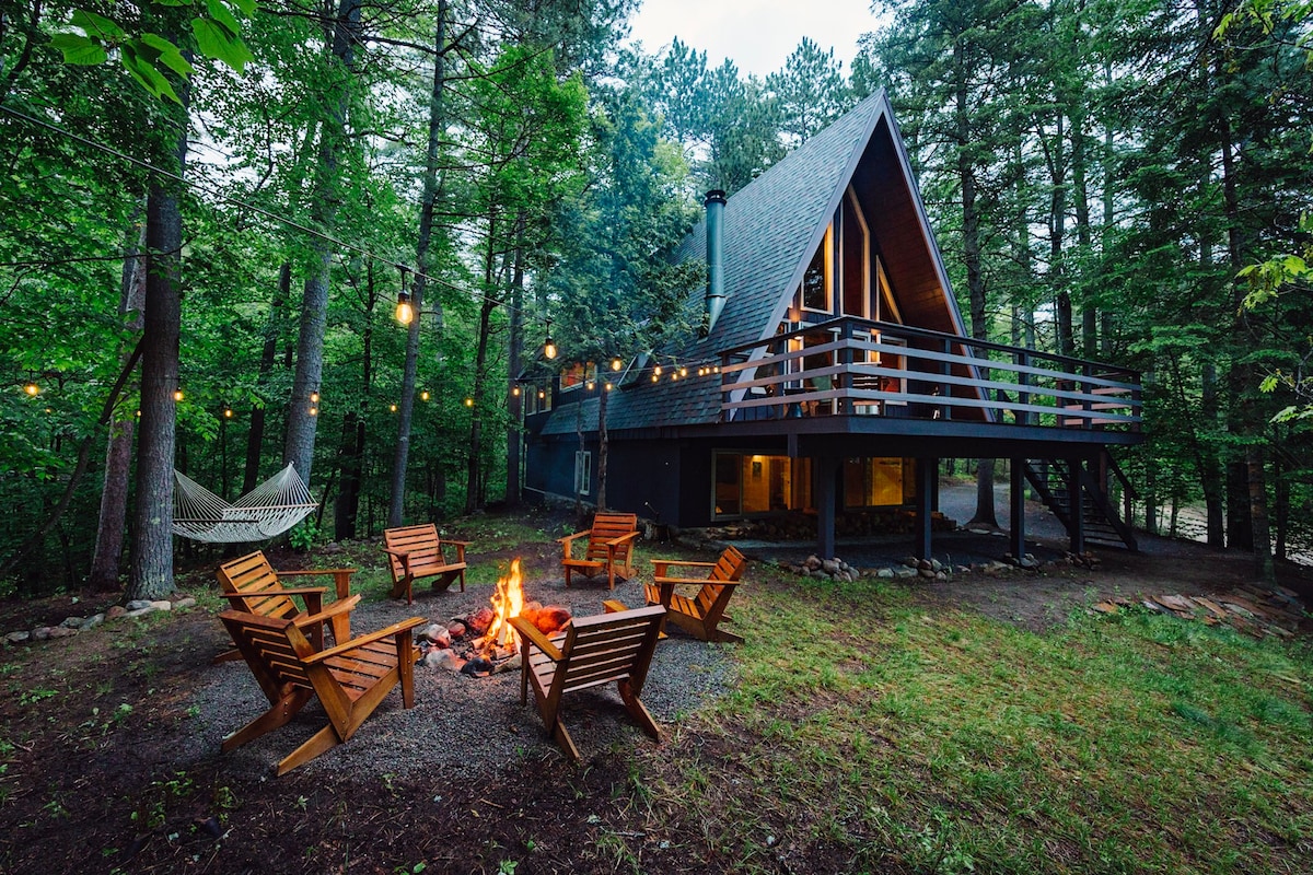 A-frame near Whiteface Mountain & Lake Placid, NY