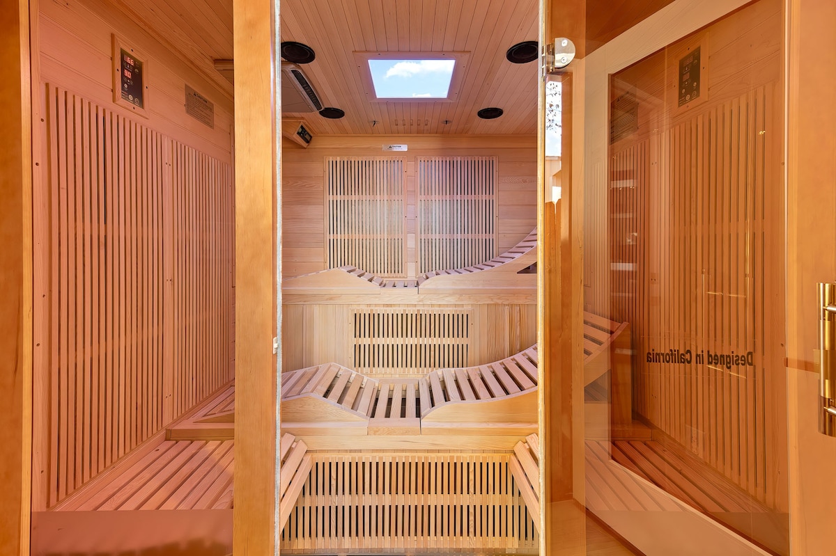 JUN JUL 50% SALE! Existential bliss, sauna/ h. tub
