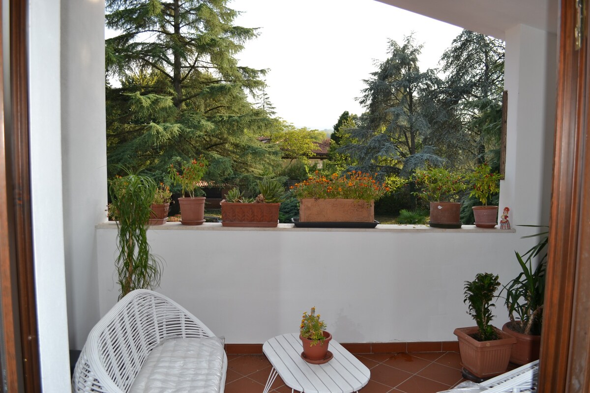 Luxury apartment in Villa con piscina