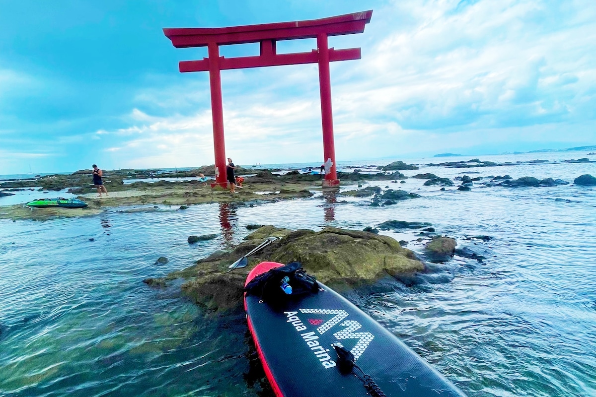 步行1分钟即可抵达大海|桑拿烧烤| Ichikaigan |最多10人|花山露台别墅