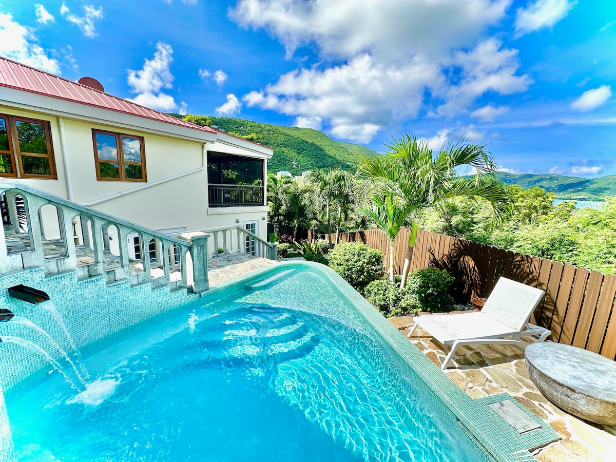 Waterfall Pool Villa with Private Mini Golf Course