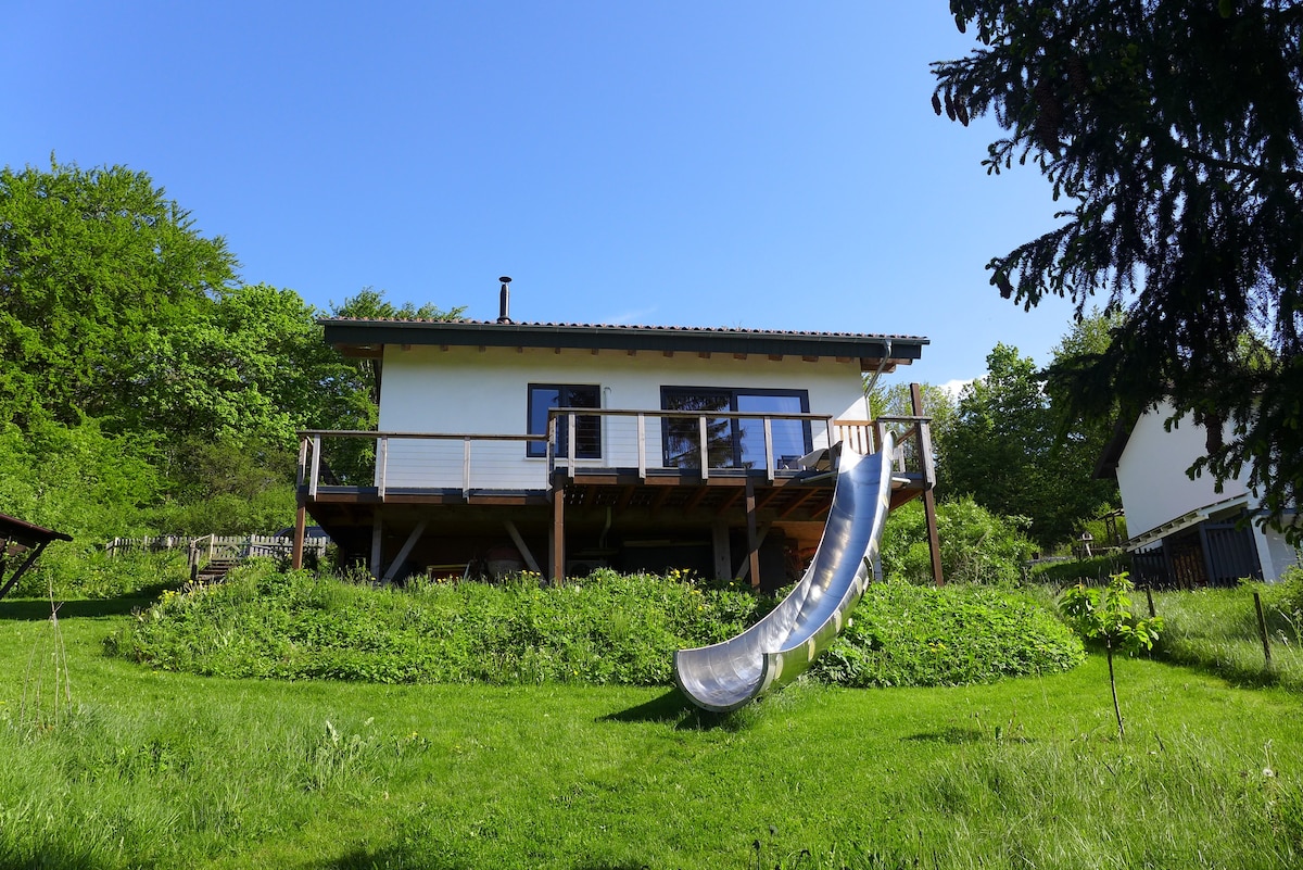 Ferienhaus Naturblick, Heimkino, Feuerstelle