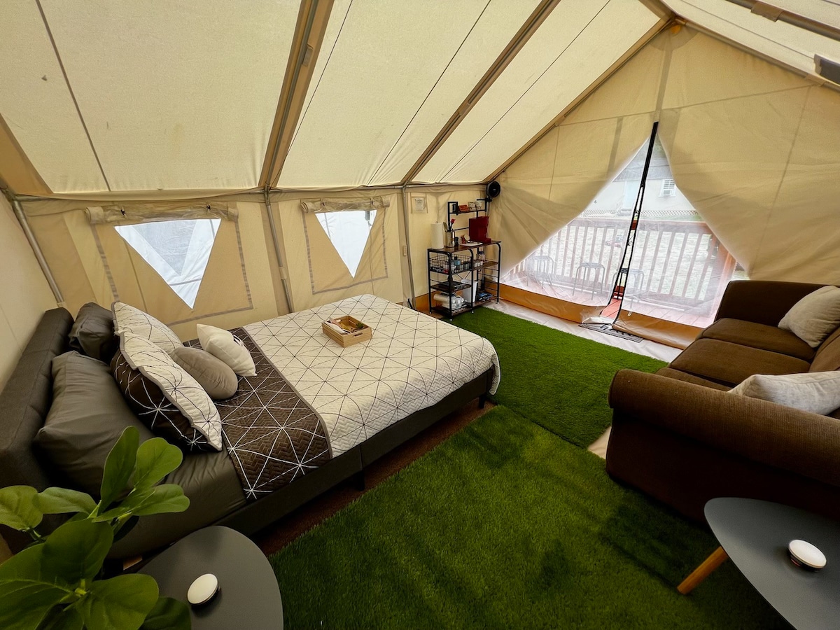 True Glamping | AC, Private Baths & Firepits