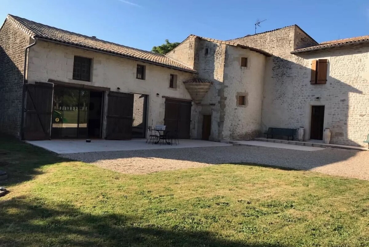 Chateau Gite with Pool, River, Tennis Court