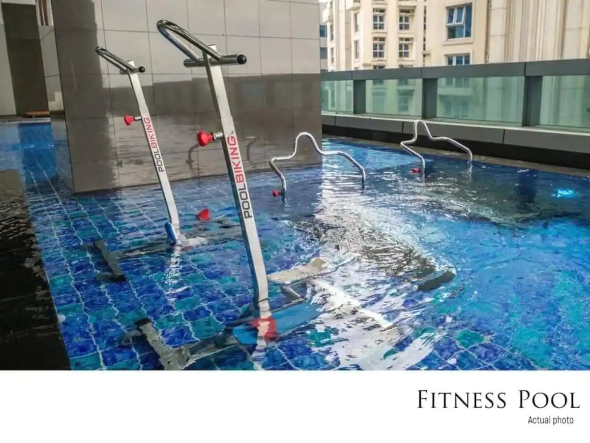 韩国城市度假胜地，配备游泳池、健身房等！
