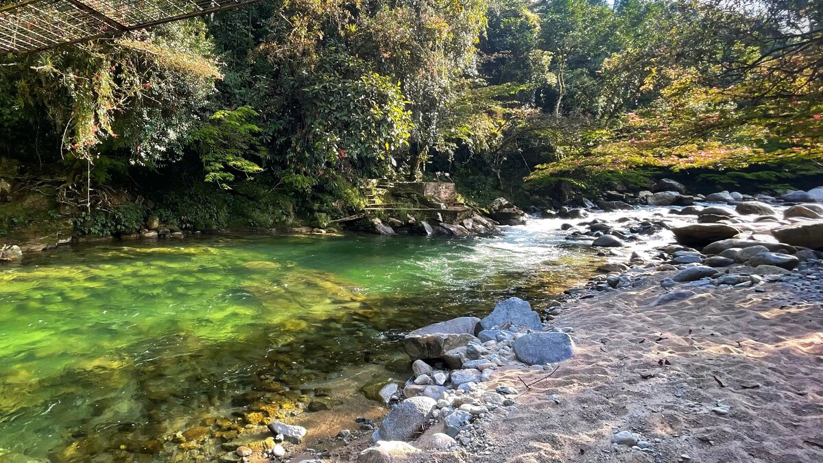 Hermosa Cabaña frente al Río