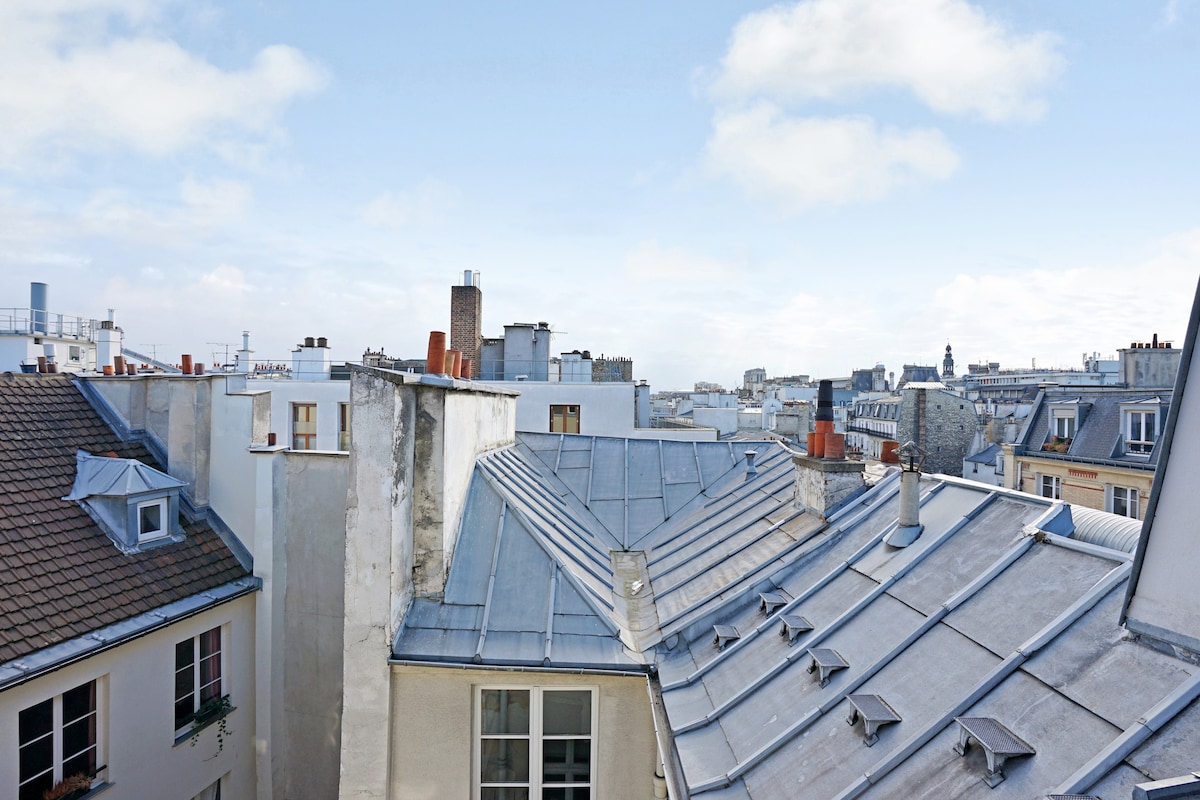 巴黎玛莱街（ Le Marais Paris 4th ）的美丽单间公寓