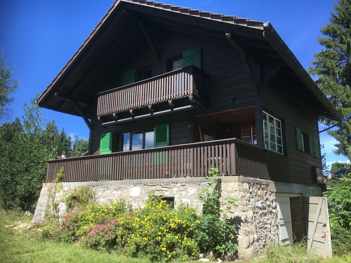 Chalet Chavannes, vista sulle Alpi