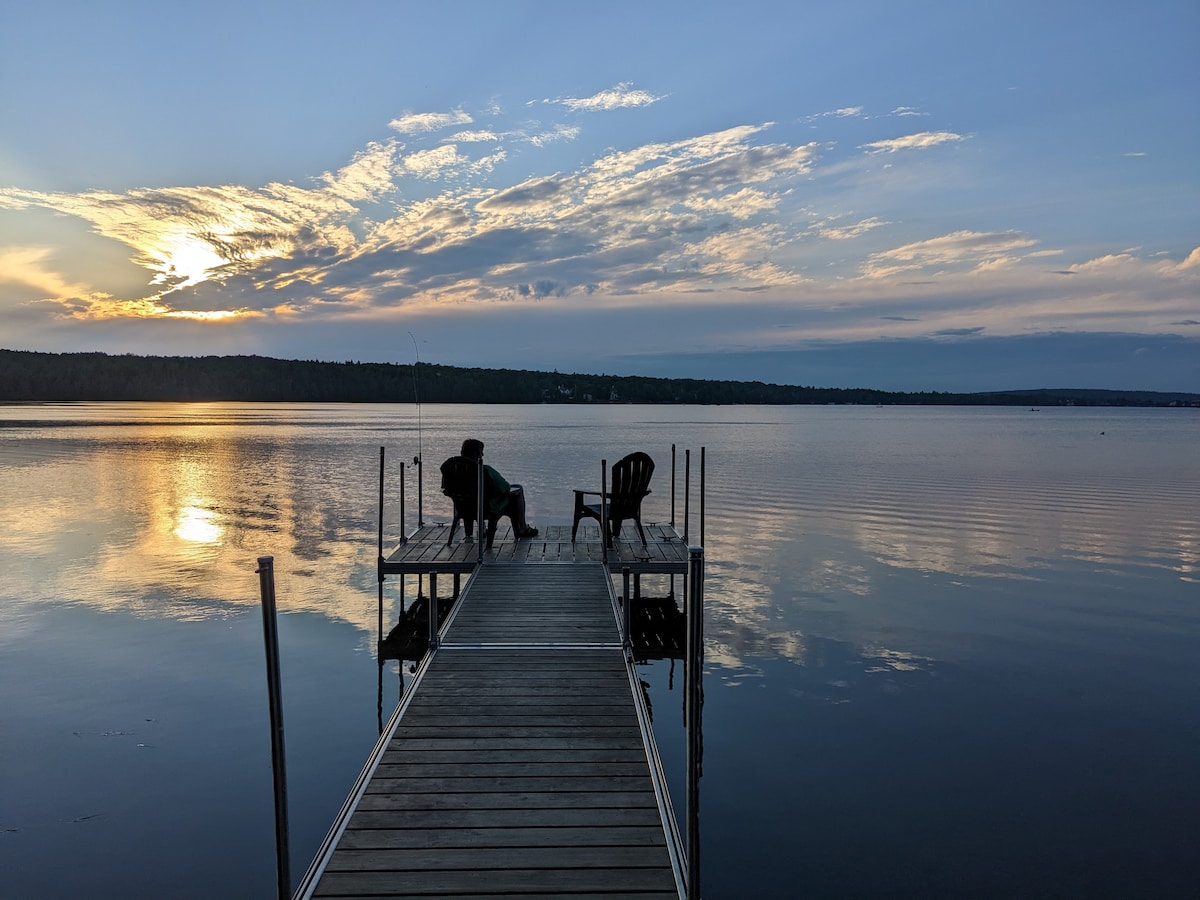 La Perle Bleu, lac des Abénaquis. Loisirs et paix.