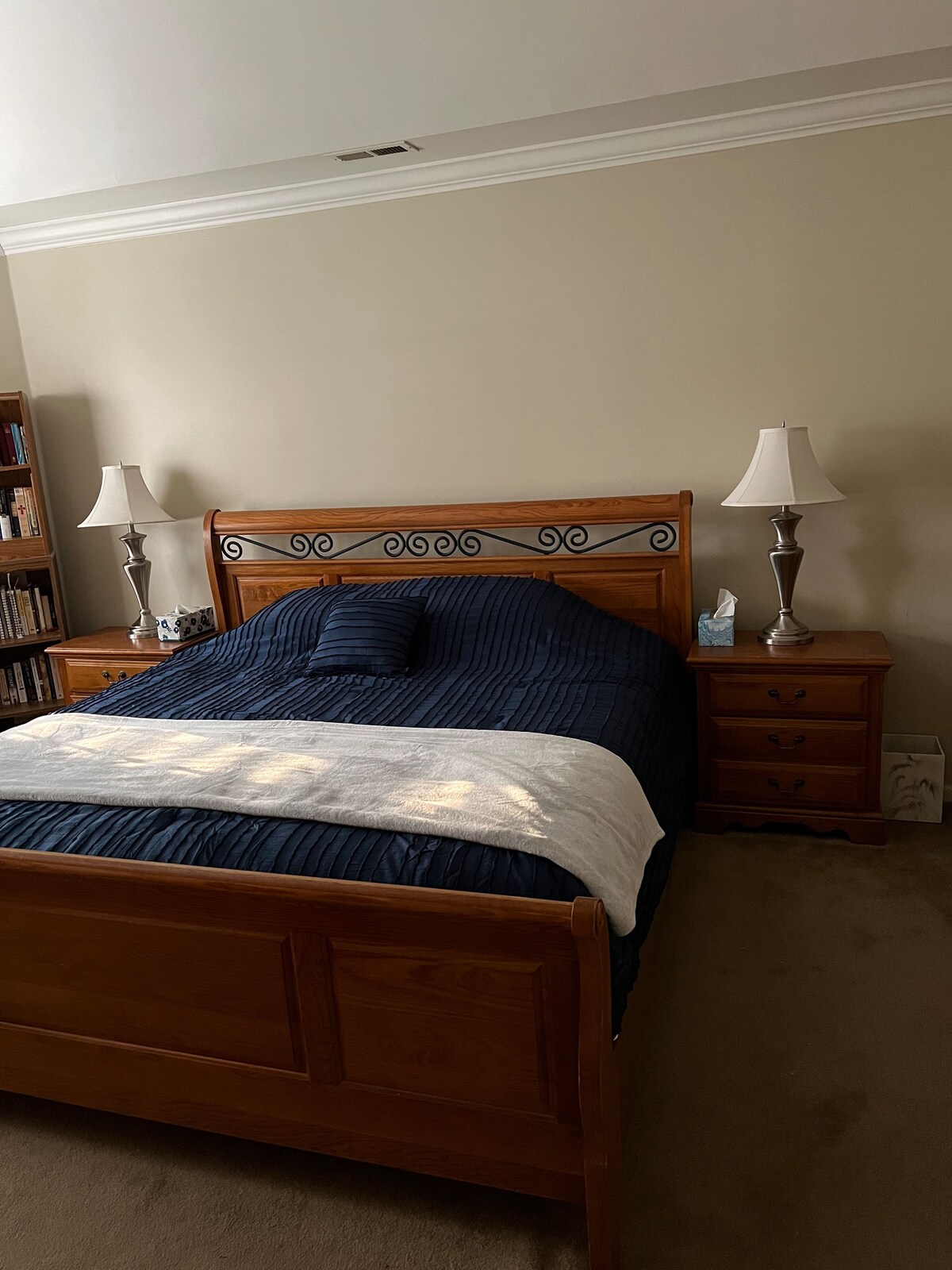 Master bedroom in Fort Mill home