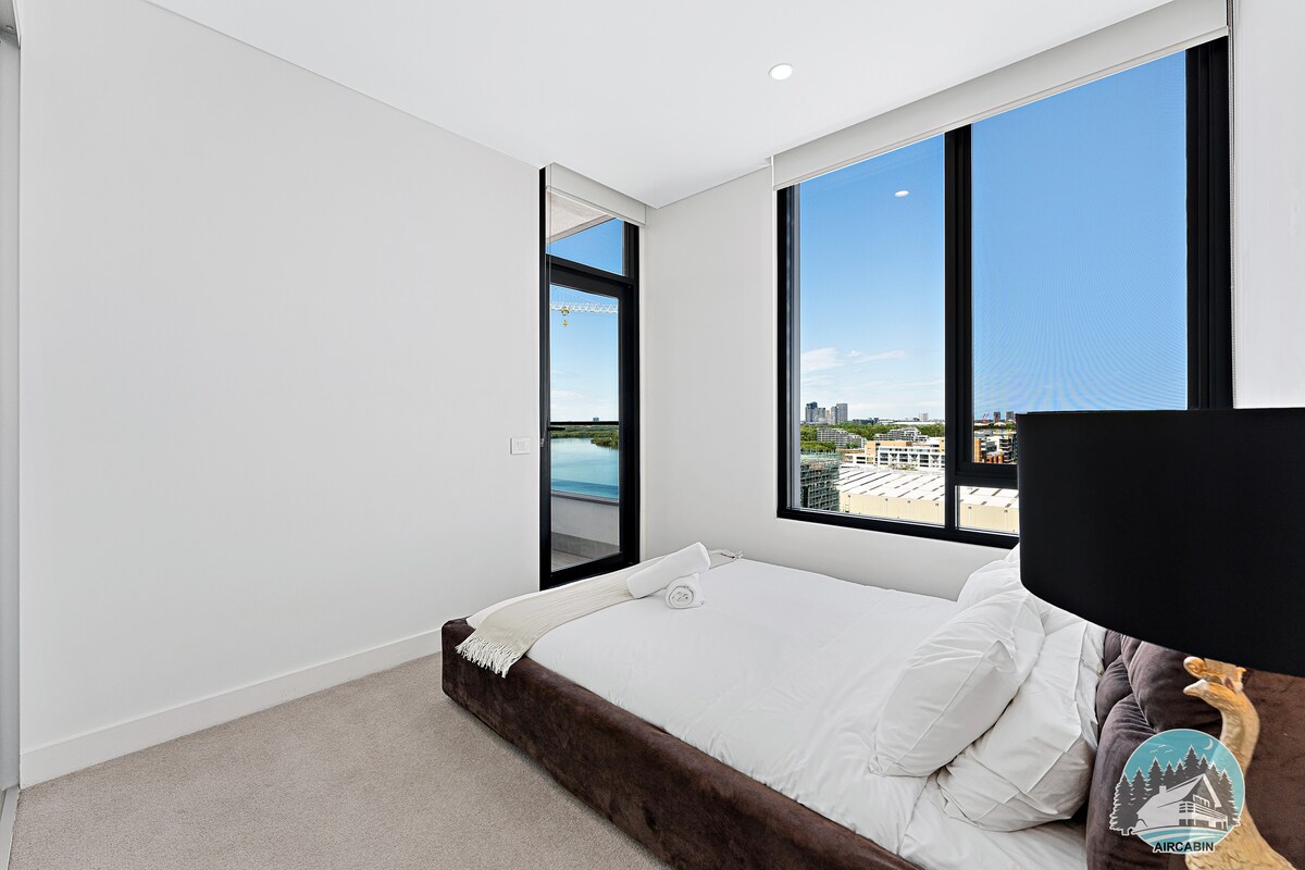 Aircabin - Wentworth Point - Stylish Cozy - 2 Beds