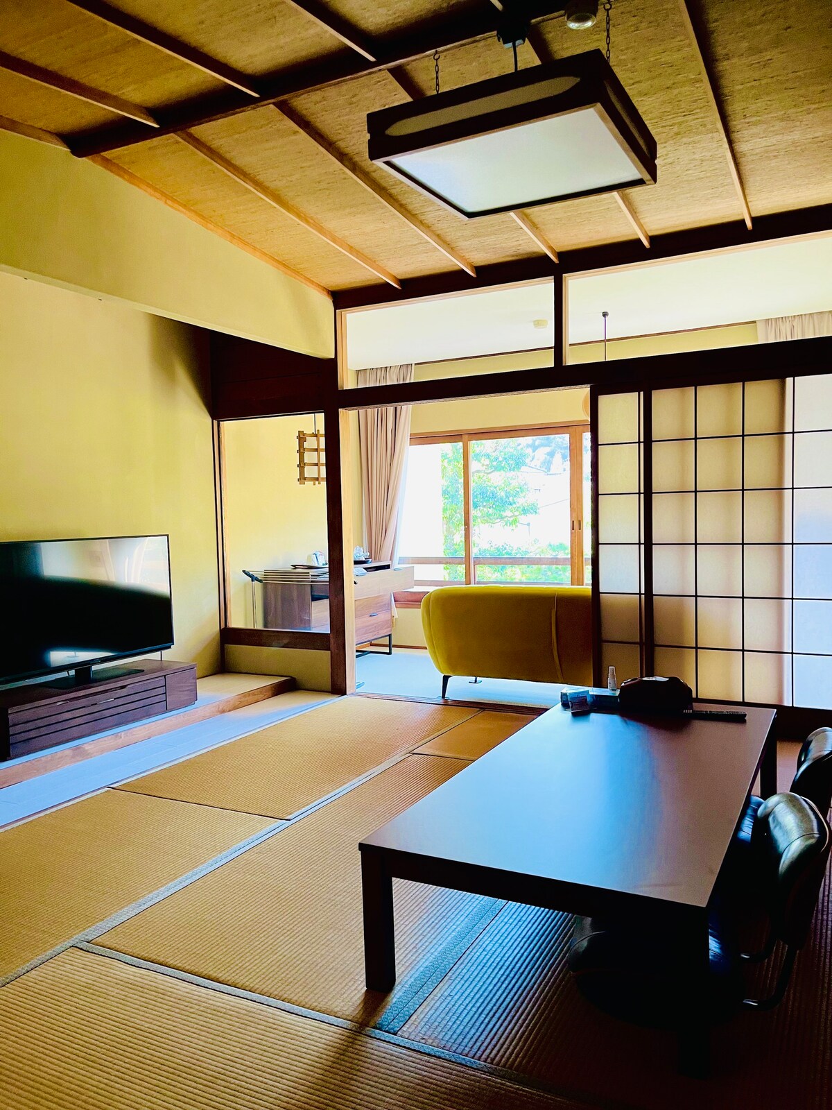 三朝温泉の日本旅館 | 和室10畳広縁付 | 大浴場 | 露天風呂 | オンドル