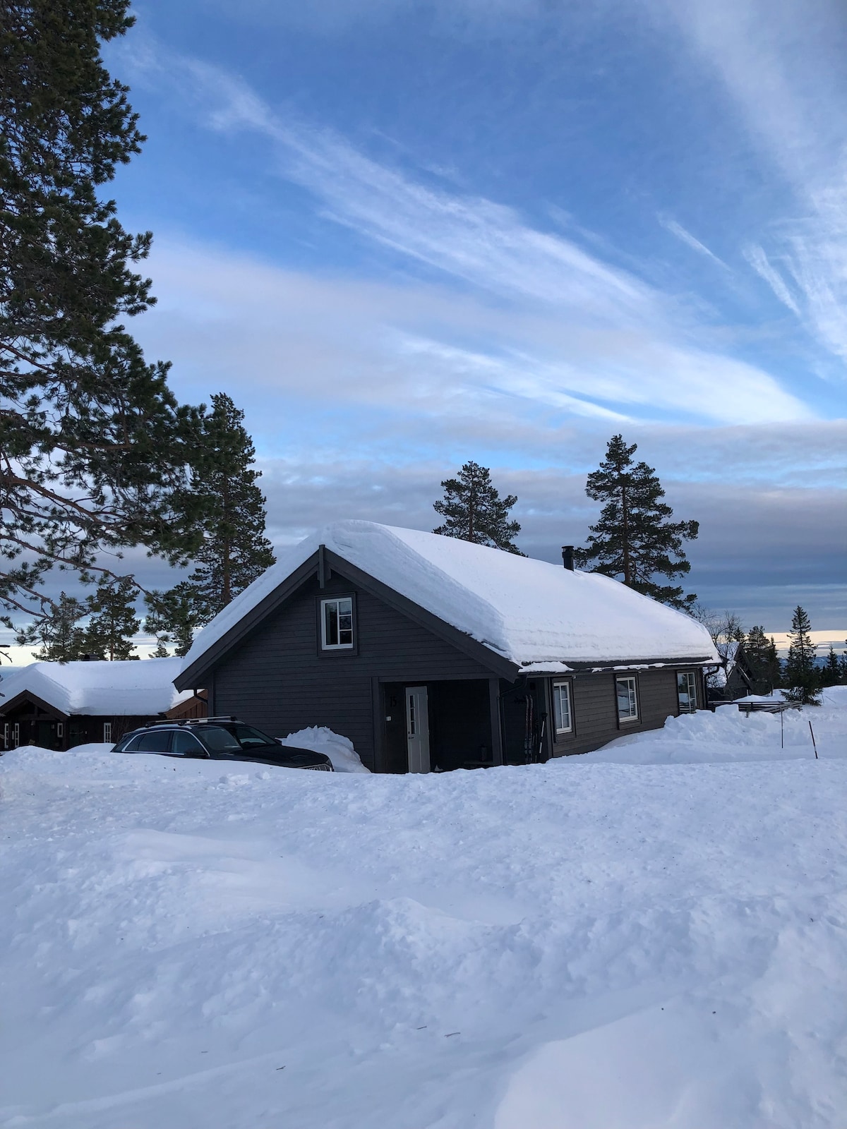 Flott hytte på Gåsbu