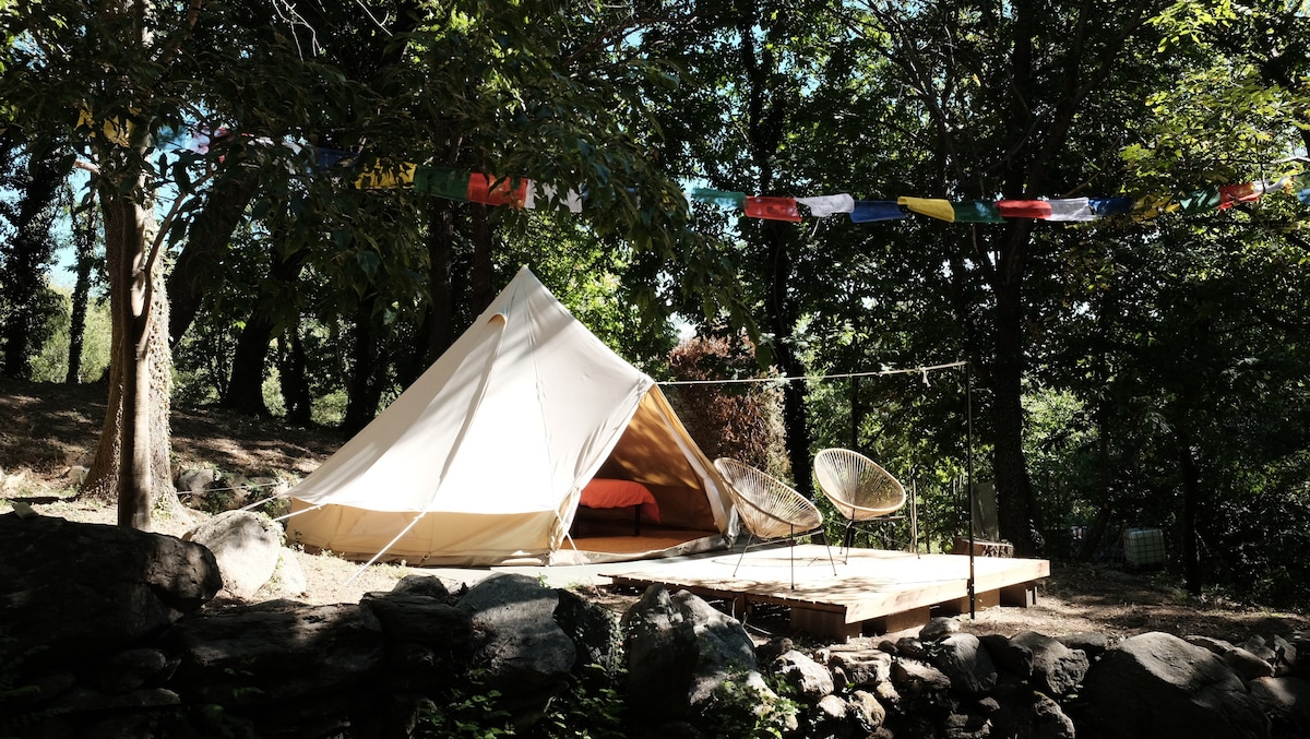 Tente Glamping "Chêne", cadre d'exception