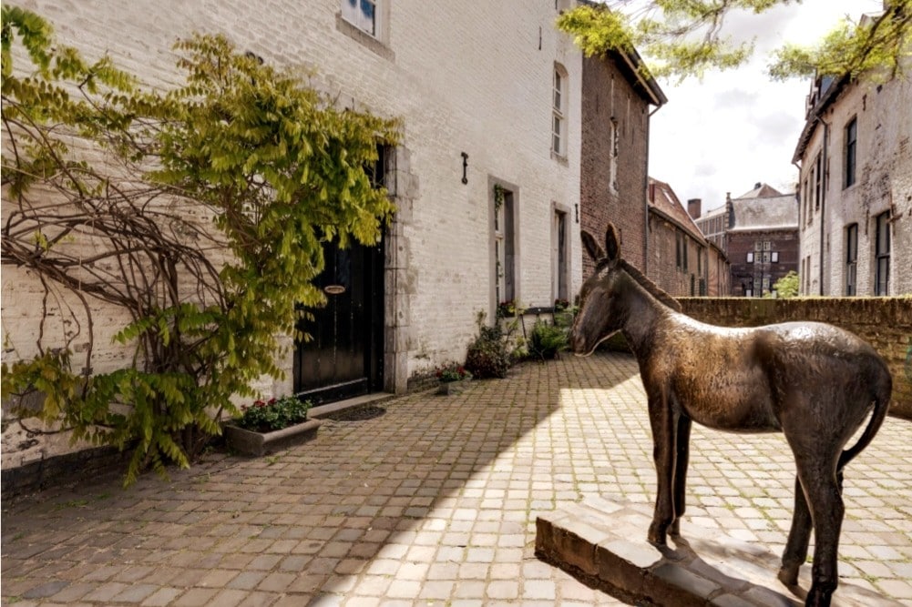 Maastricht Old City Center, mansion at the Donkey.