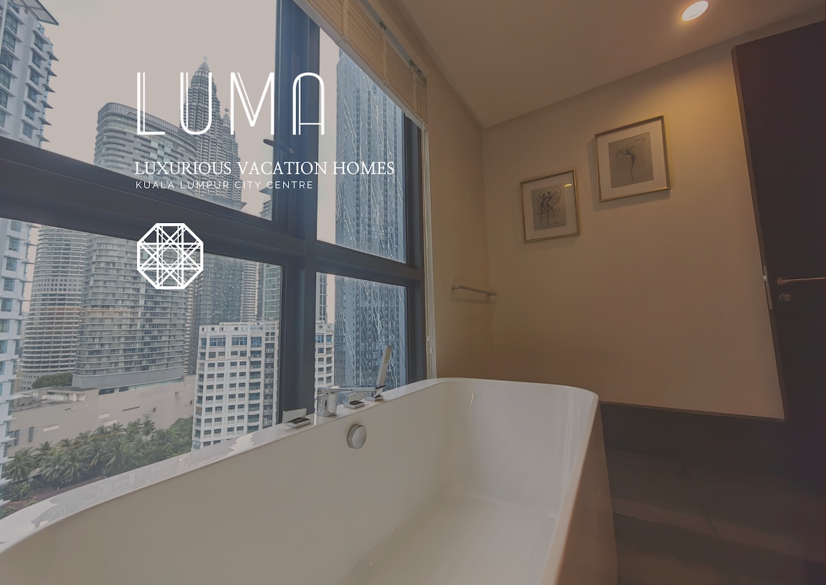 1卧室度假村现代+浴缸，可欣赏NETFLIX的1卧室度假村，可欣赏吉隆坡城中