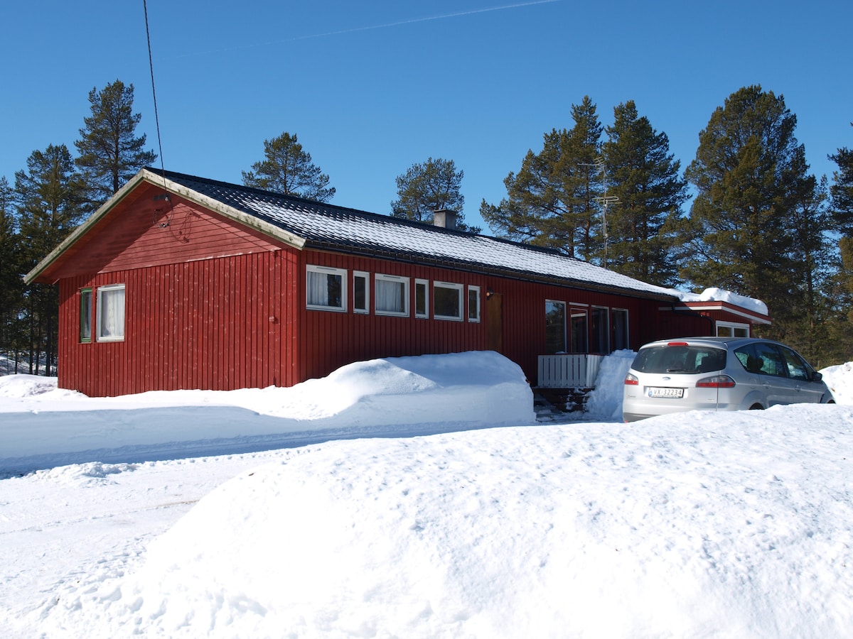 Feriehus ved Femundsenden.