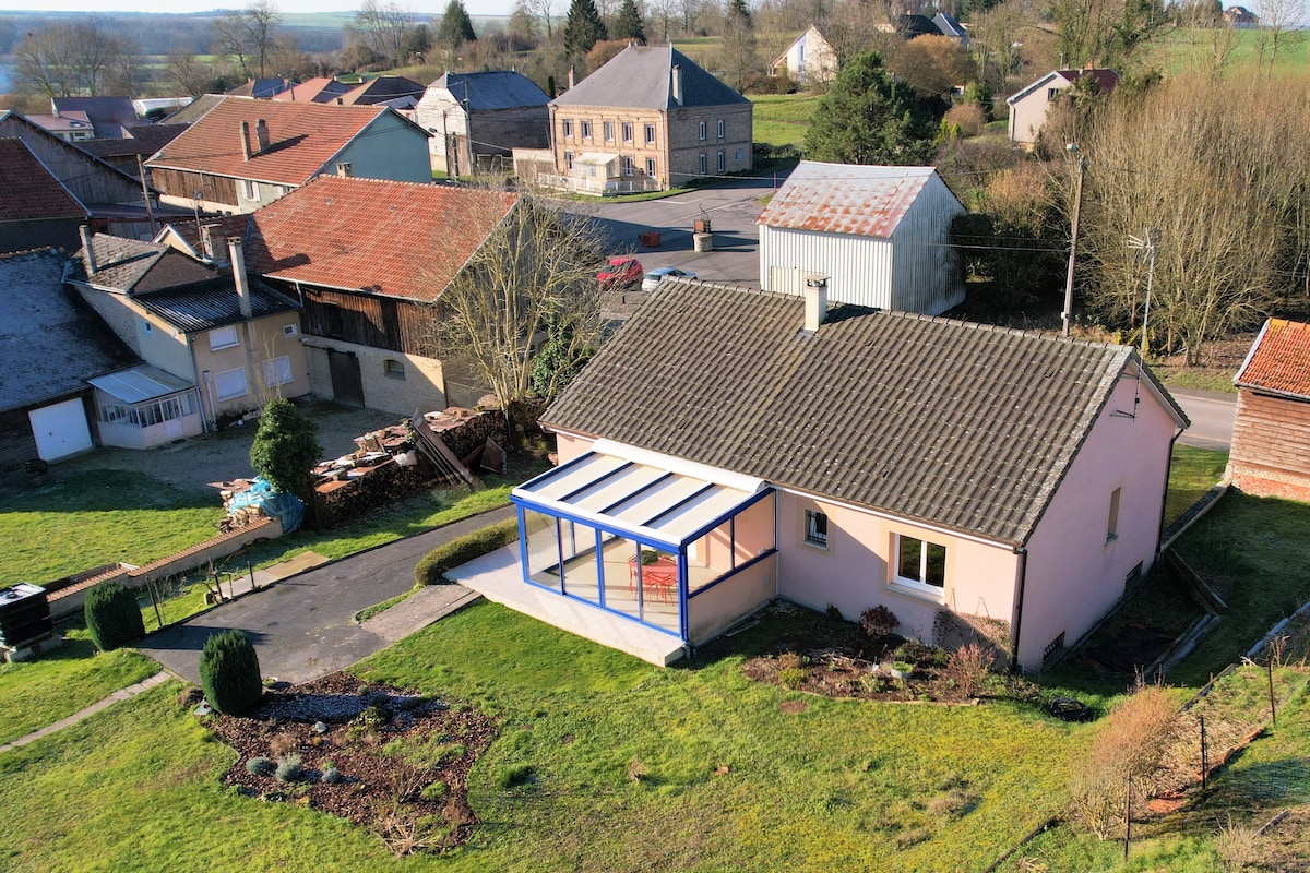 Maison avec véranda - Gîte de l'Arbrisseau