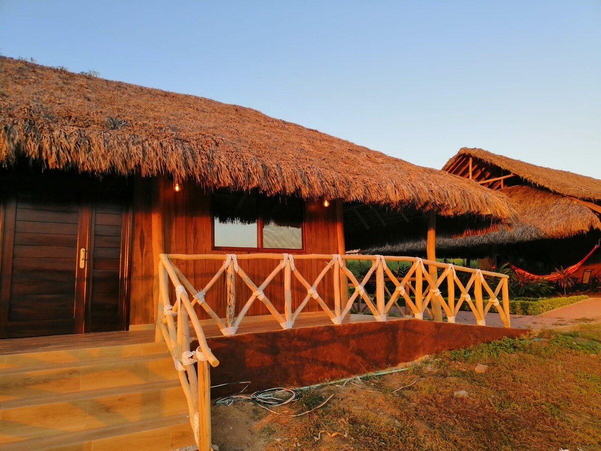 cabaña de lujo en el descanso