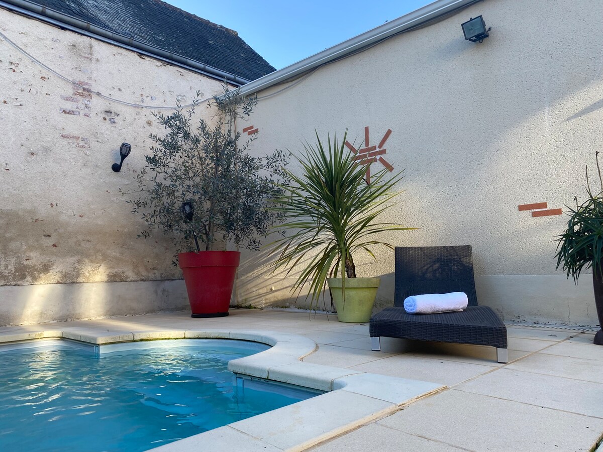 La Guest Beucherie avec piscine: Château & Beauval