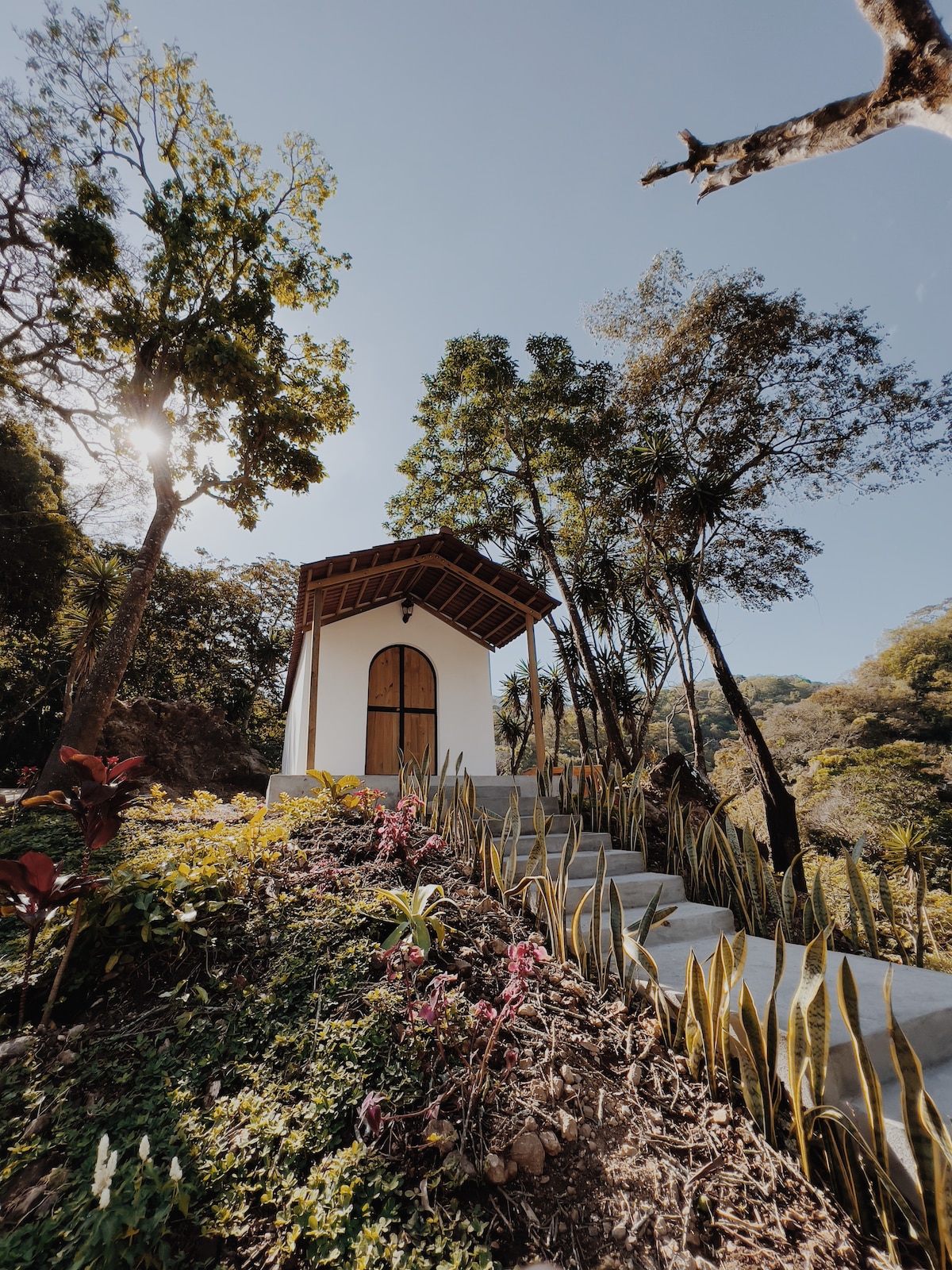 Cabaña familiar en la naturaleza