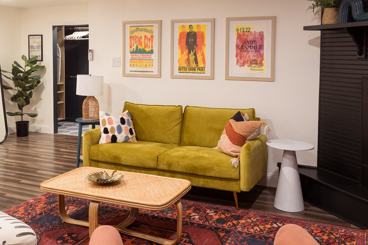 BNA Oasis - Boho Guest Suite | No Fees