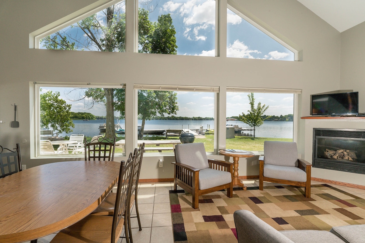 Resort Living on Brophy Lake in Alex, MN-Cabin 7