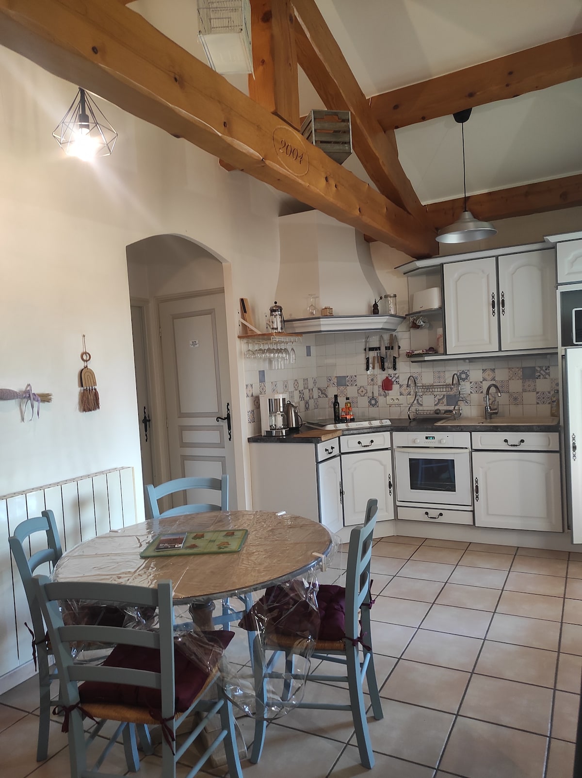 Gîte et piscine avec vue sur le Mont Ventoux