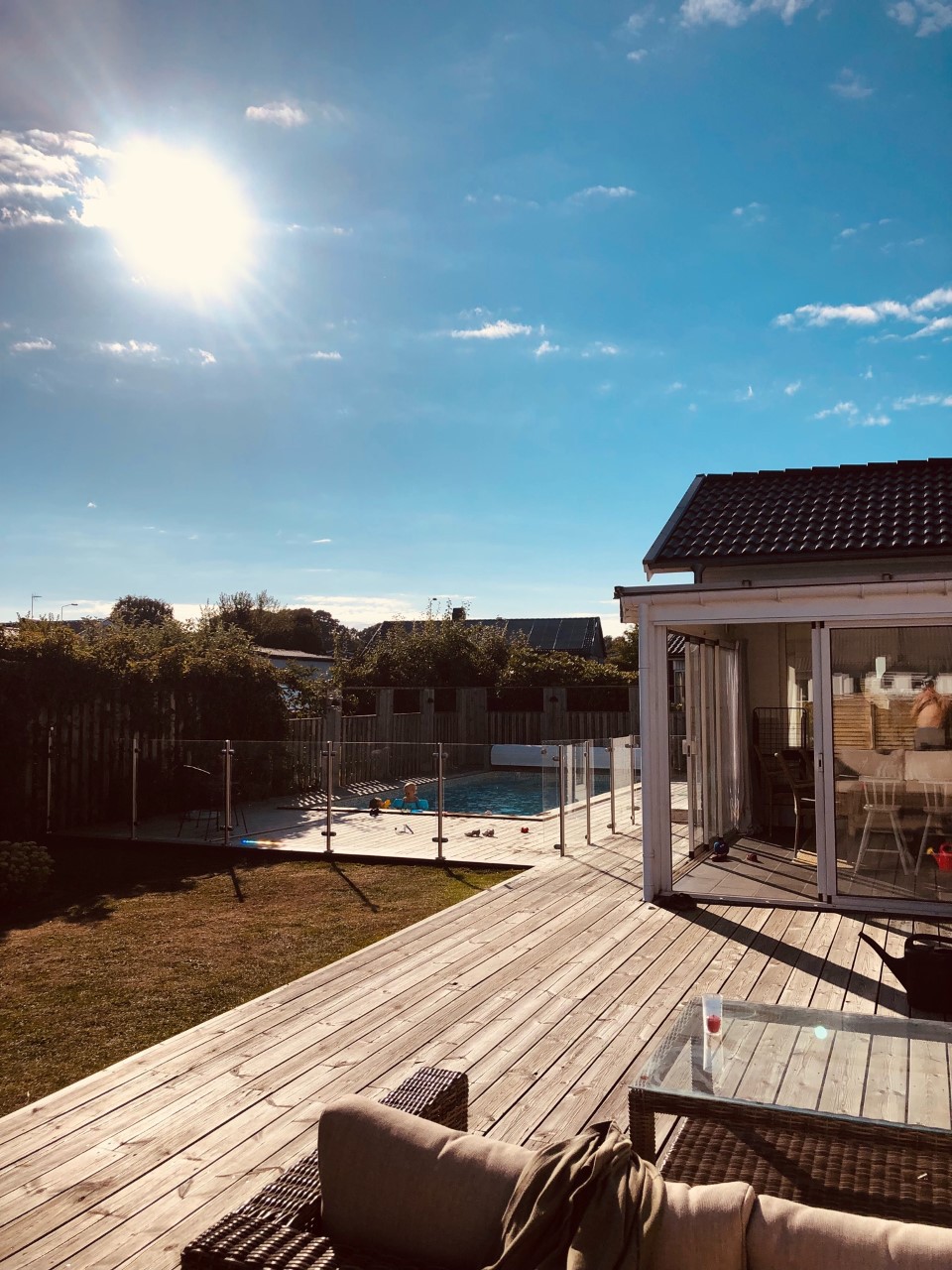 Villa med pool i Söndrum