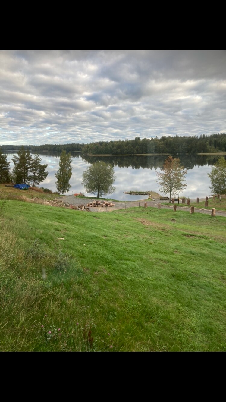 Gårds hus vid Hästsjön