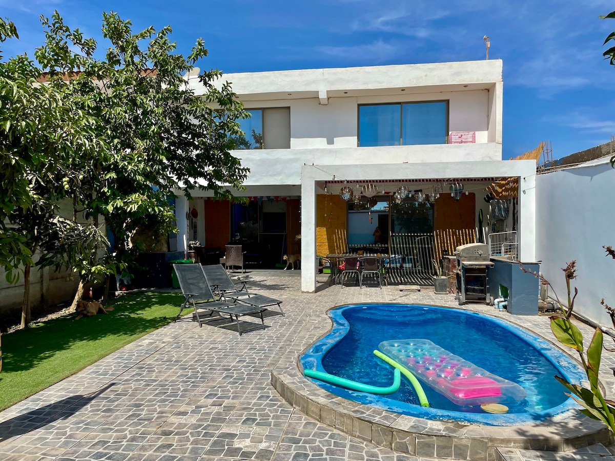 Hermosa Casa, Valle de Azapa con piscina privada