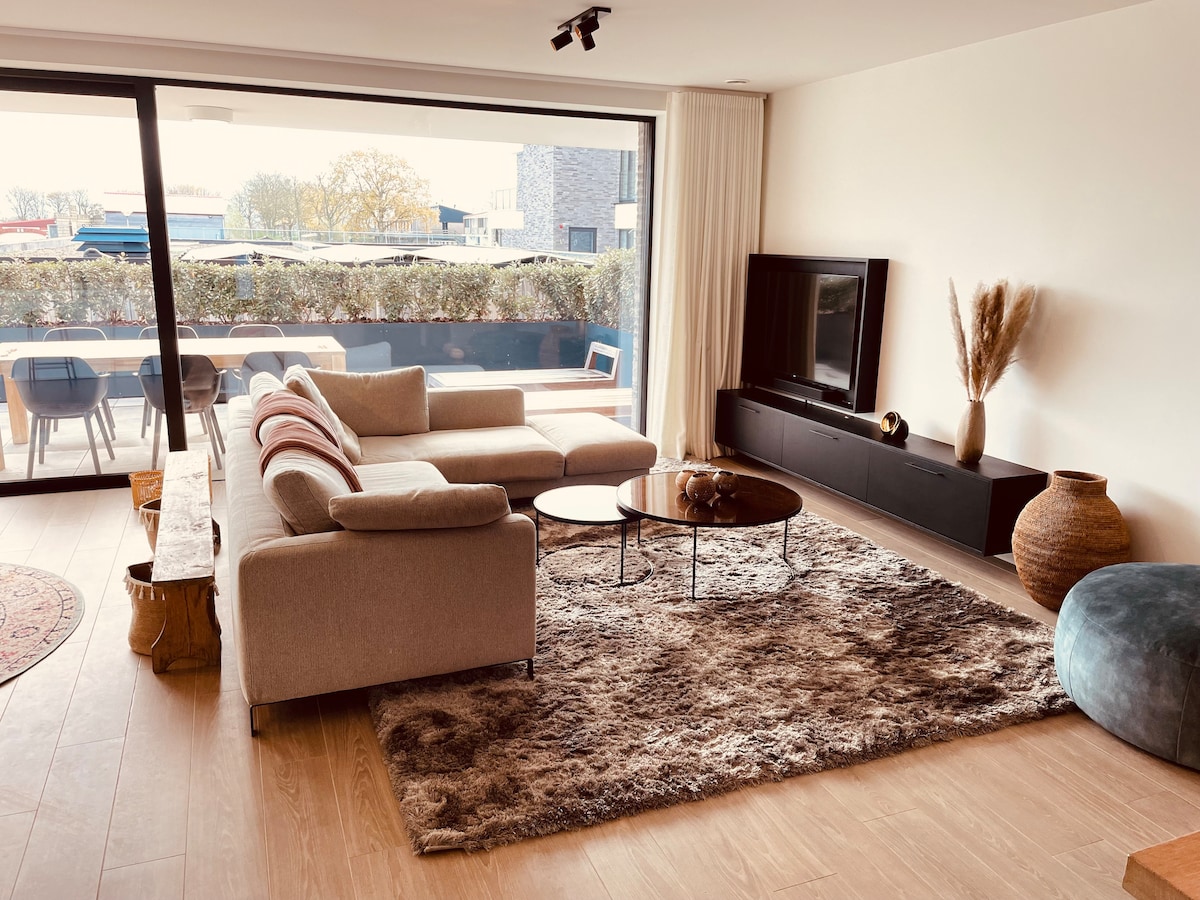 Luxe appartement Cadzand-Bad direct achter duinen