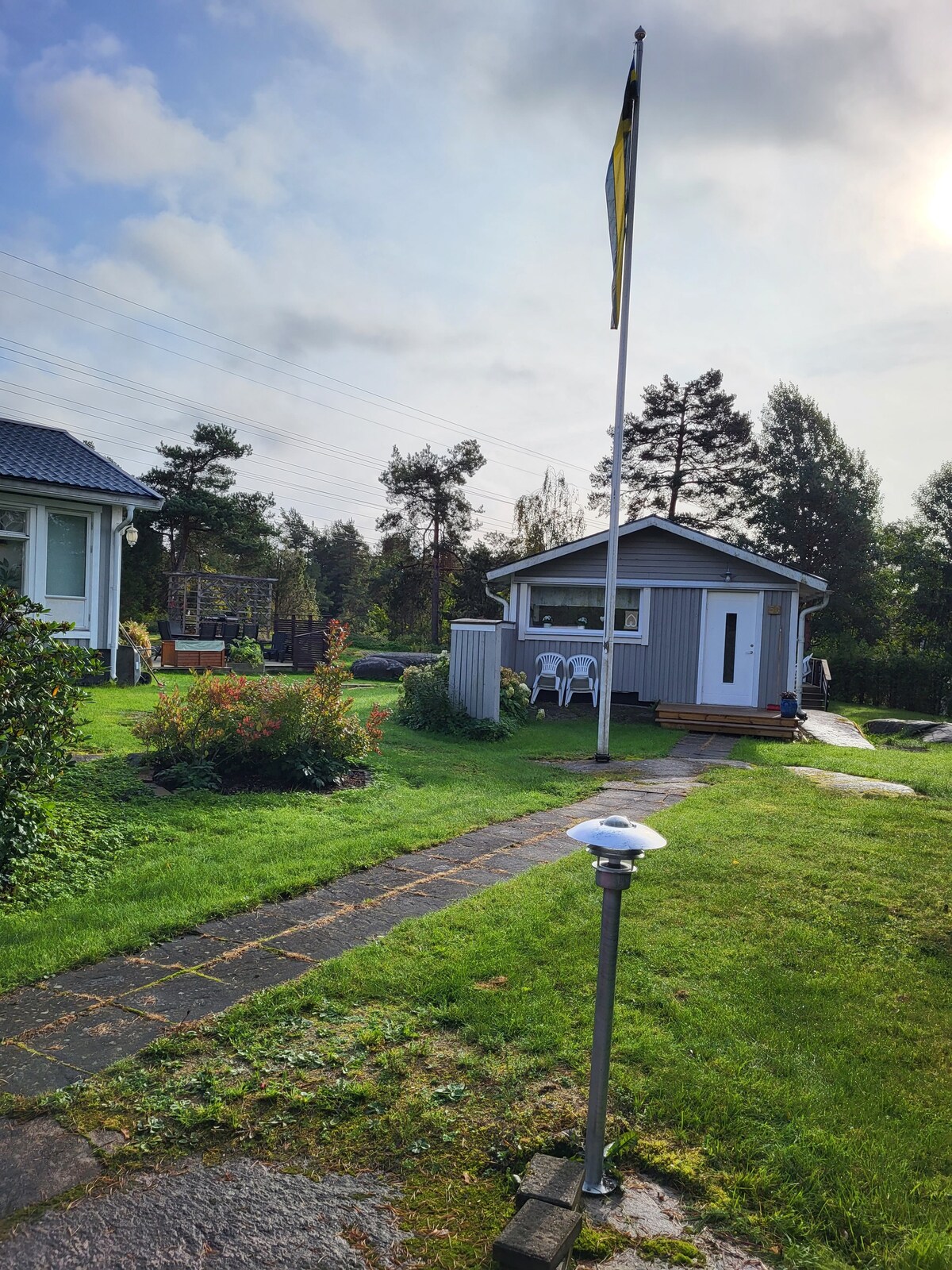Gårds hus på Bergviks  villa område, i Karlstad.