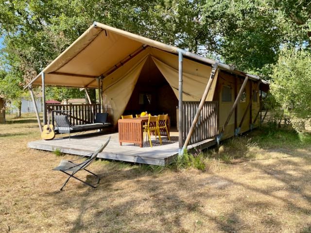 Tente lodge - Camping La Kahute